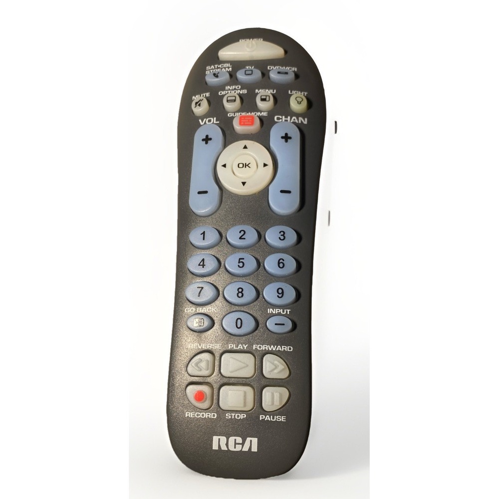 RCA Universal Remote BIG BUTTONS RCR314WR 3 Device Backlit